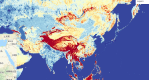 Google Earth Engine——全球摩擦面列举了北纬85度和南纬60度之间的所有陆地像素在2015年的名义年的陆地迁移速度。