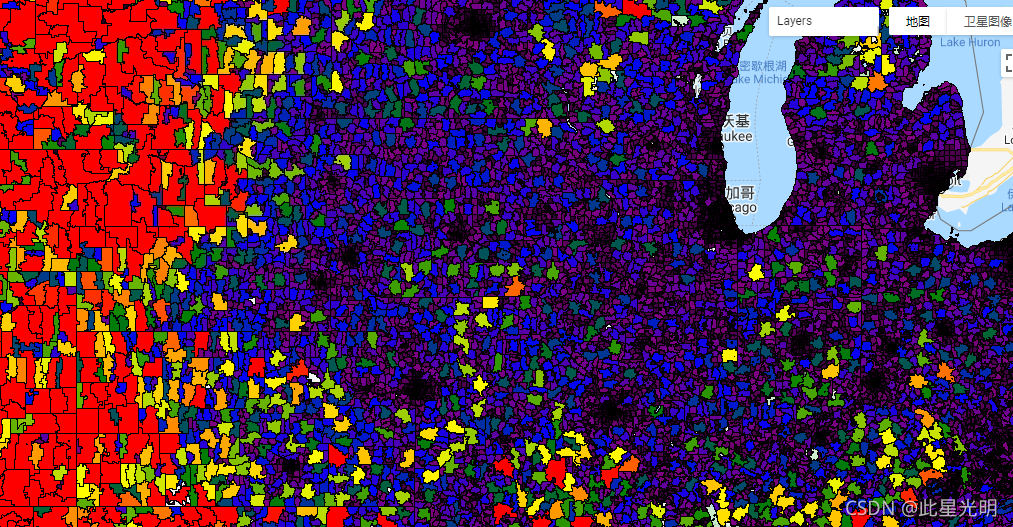 Google Earth Engine——美国邮政编码表数据集区(ZCTA)是美国邮政服务(USPS)5位数邮政编码的近似区域代表