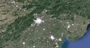 Google Earth Engine——清华Tsinghua/FROM-GLC/GAIA/v10该数据集包含1985年至2018年全球不透水表面积的年度变化信息，分辨率为30米