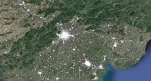 Google Earth Engine——清华Tsinghua/FROM-GLC/GAIA/v10该数据集包含1985年至2018年全球不透水表面积的年度变化信息，分辨率为30米