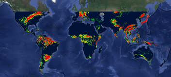 Google Earth Engine——气候危害组红外降水与站点数据（CHIRPS）是一个30年以上的准全球降水数据集