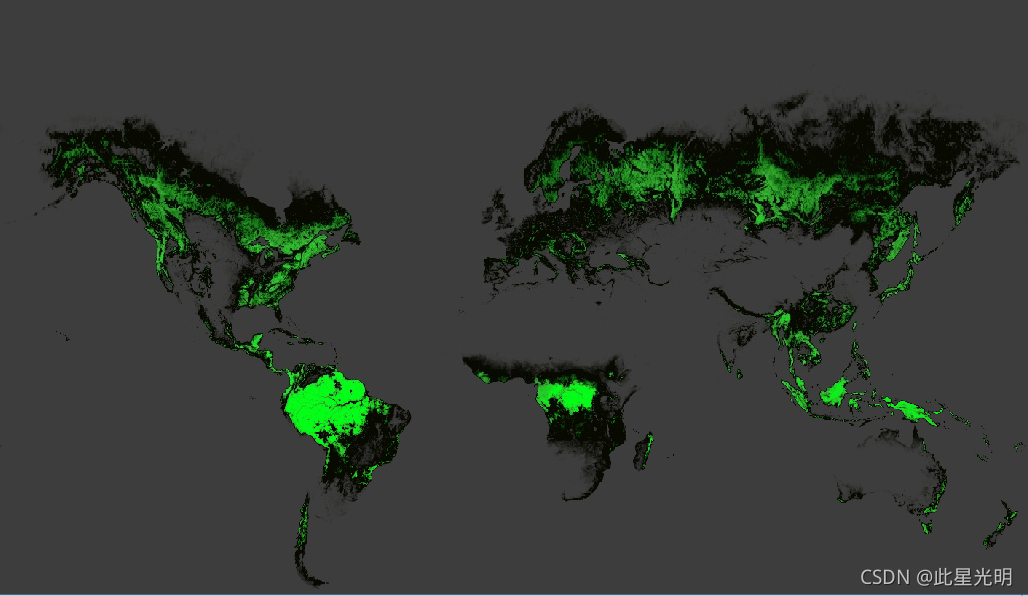 Google Earth Engine——Landsat图像在描述全球森林范围和变化方面的时间序列分析结果（2014年）