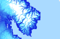Google Earth Engine——Arctic北极DEM是一个数字表面模型（DSM），描绘了包括植被、树冠、建筑物和其他人造表面特征在内的第一回的高程值，2米/5米分辨率
