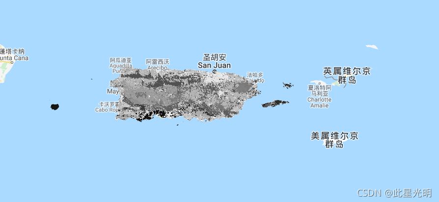 Google Earth Engine——USGS/GAP/PR/2001波多黎各的详细植被和土地覆盖分类