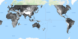 Google Earth Engine——WWF/HydroSHEDS/03VFDEM该数据集的分辨率为3弧秒。3角秒的数据集是虚空填充DEM、水文条件DEM和排水（流）方向