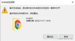 【已解决】解除文件夹/文件占用