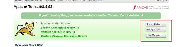 开启Tomcat管理注主页功能
