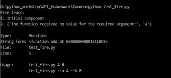 python学习： fire库的使用教程
