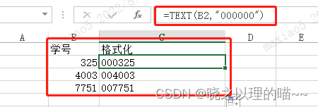 Excel中text函数5中常用方法