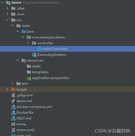Docker Compose配置springboot微服务项目
