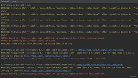 pip安装第三方库报错WARNING: Retrying (Retry(total=4，connect=None， read=Noneredirect=None，status=None))解决