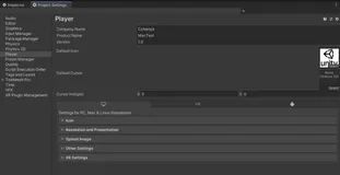 Unity 之 打包参数 -- Player面板属性详解