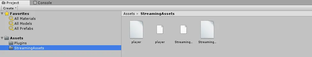 Streaming Assets