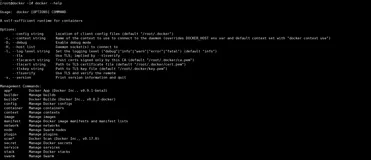 【Docker系列】从头学起 Docker——docker --help命令详解
