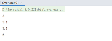 【JavaSE】方法重载基本使用