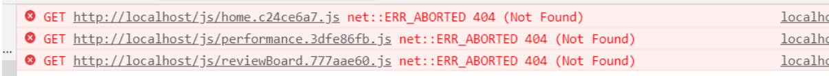 vue 部署项目，访问页面空白,找不到js或css文件 (net::ERR_ABORTED 404 (Not Found))