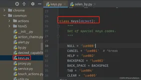 selenium源码通读·8 |webdriver/common/keys.py-Keys类分析