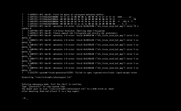 linux、centOS虚拟机出现entering emergency mode解决方案