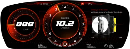 HMI-29-【运动模式】转速表实现及中心油耗仪表实现