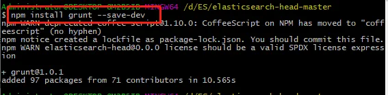 已解决elasticsearch-head启动失败，报Failed at the elasticsearch-head@0.0.0 start script.