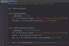 Flask学习与项目实战7：一对一关系、管理表的映射与ORM、项目重构