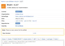 SpringBoot配置Druid数据库连接池