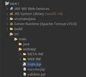 java程序设计与j2ee中间件技术/软件开发技术(III)-实验四-编写简单的jsp页面