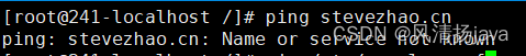 解决Linux环境中ping域名ping不通，ping ip地址可以ping通问题