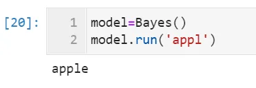 【机器学习】贝叶斯网络实现一个简单的拼写检查