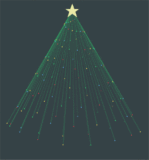 使用HTML实现一个不一样的圣诞树