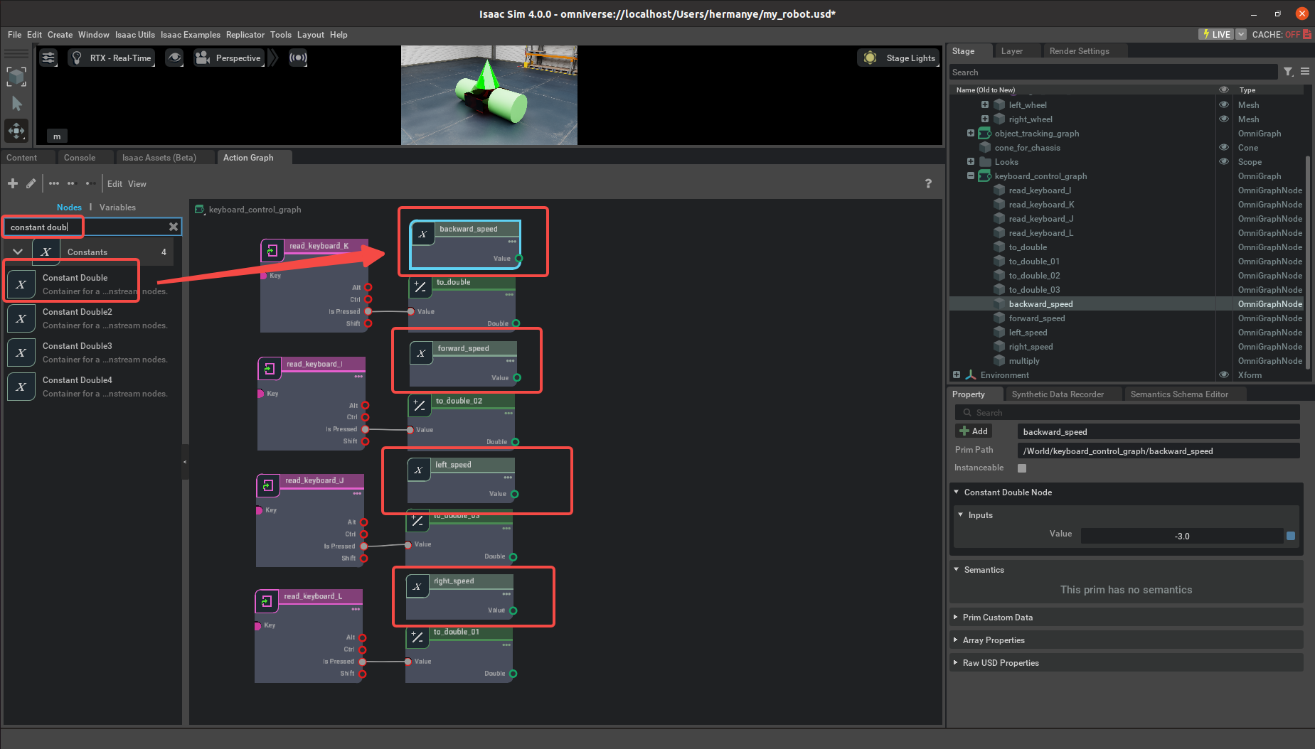 Nvidia Isaac Sim使用OmniGraph图编程实现机器人键盘控制与物体跟随-开发者社区-阿里云