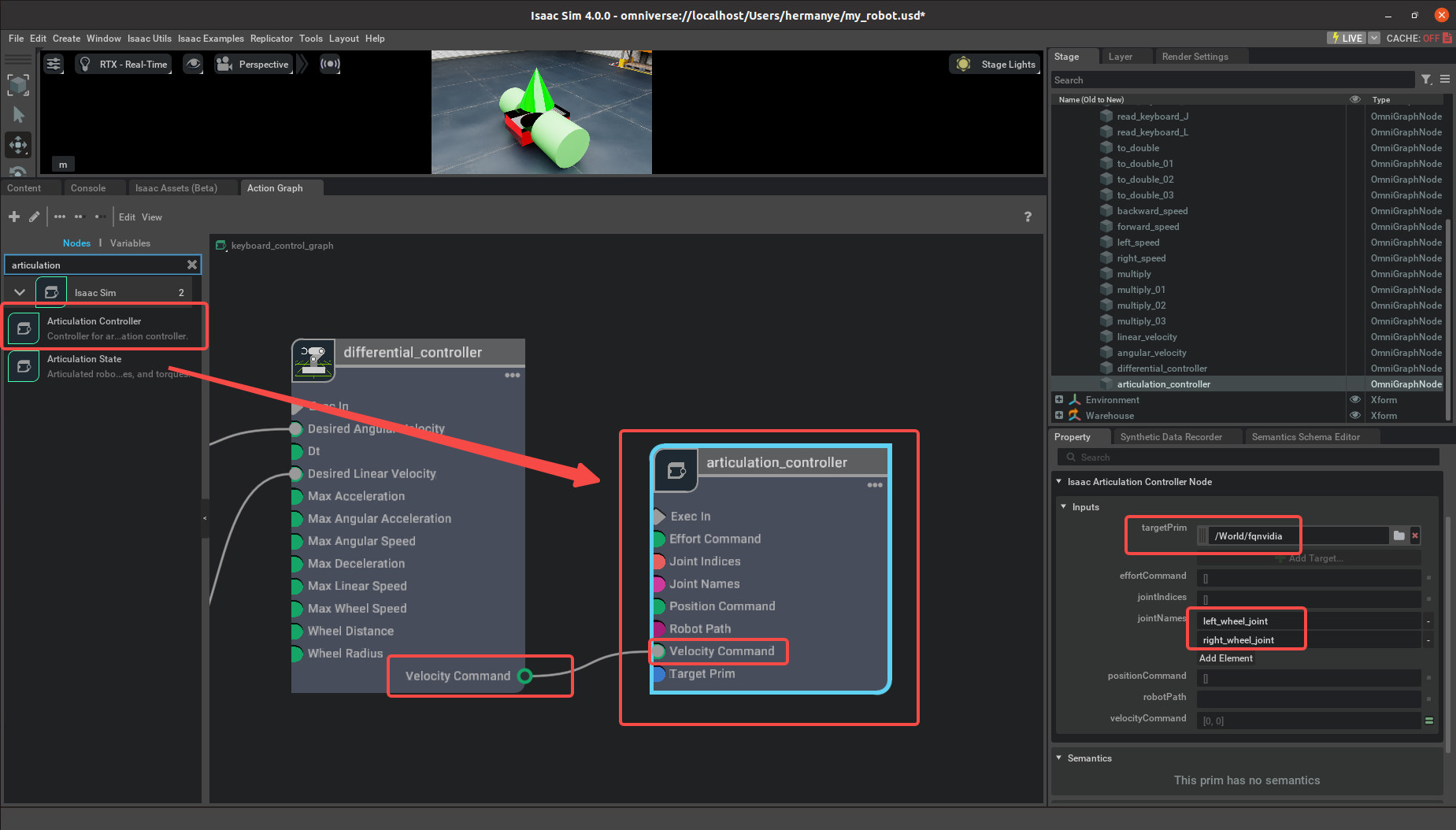 Nvidia Isaac Sim使用OmniGraph图编程实现机器人键盘控制与物体跟随-开发者社区-阿里云