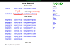 Nginx下载与安装