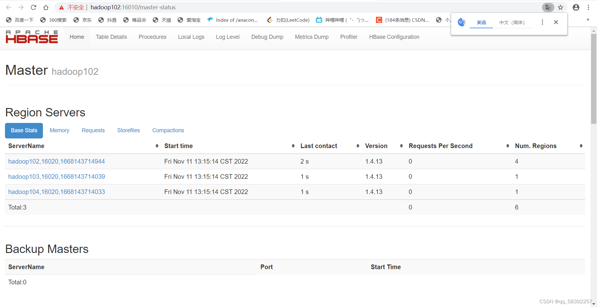 Hbase hregionserver Hbase hregionserver