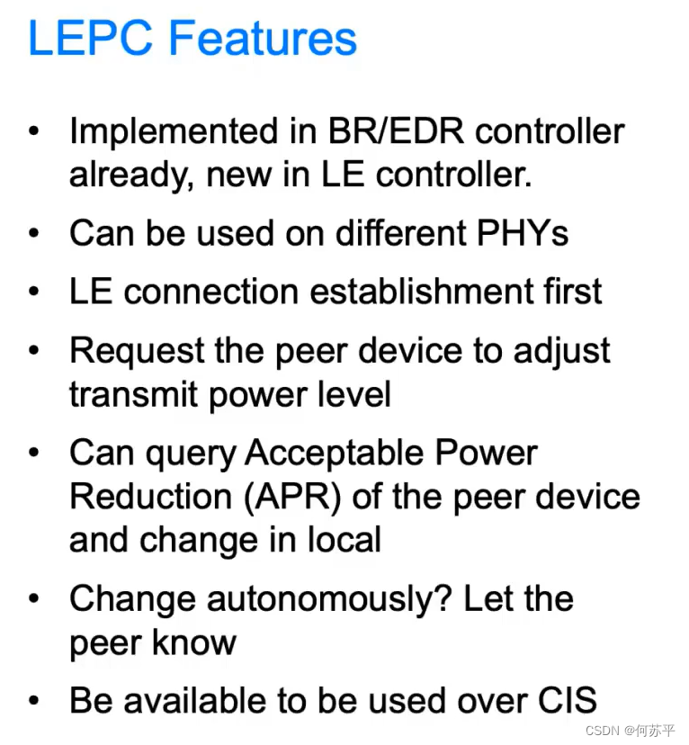 LEPC Feature