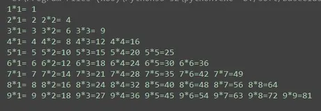 Python初级实现几个简单的经典案例，斐波那契数列、九九乘法表、回文素数、百钱百鸡【第一课】