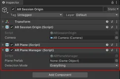 AR Plane Manager(平面追踪对象管理器)