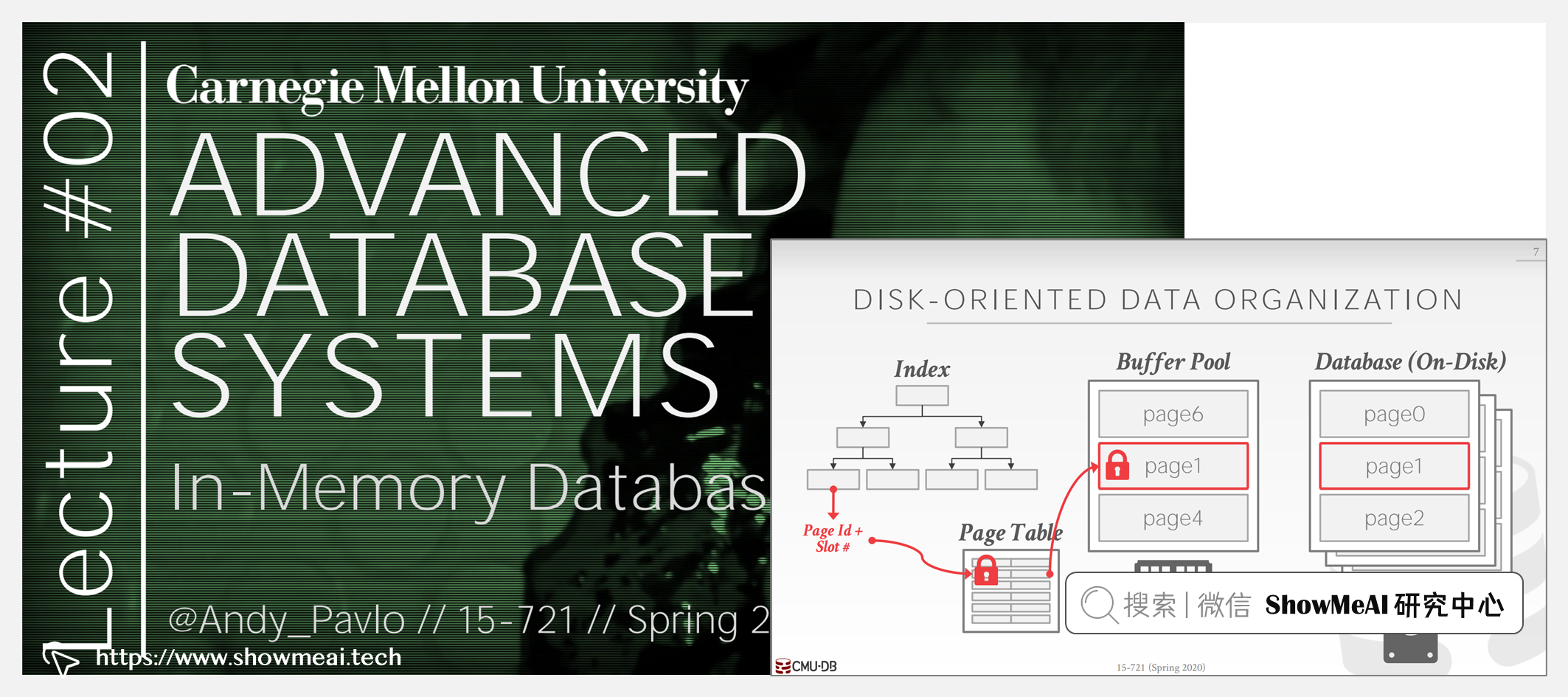 15-721; Advanced Database Systems; 数据库系统进阶