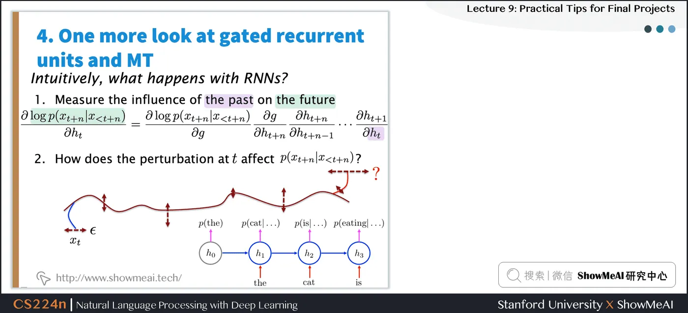 One more look at gated recurrent units and MT