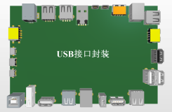 USB接口Altium designer原理图&PCB封装