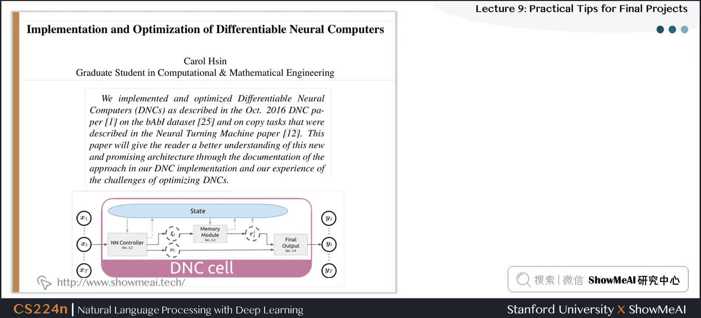 Implementation and Optimization of Differentiable Neural Computers