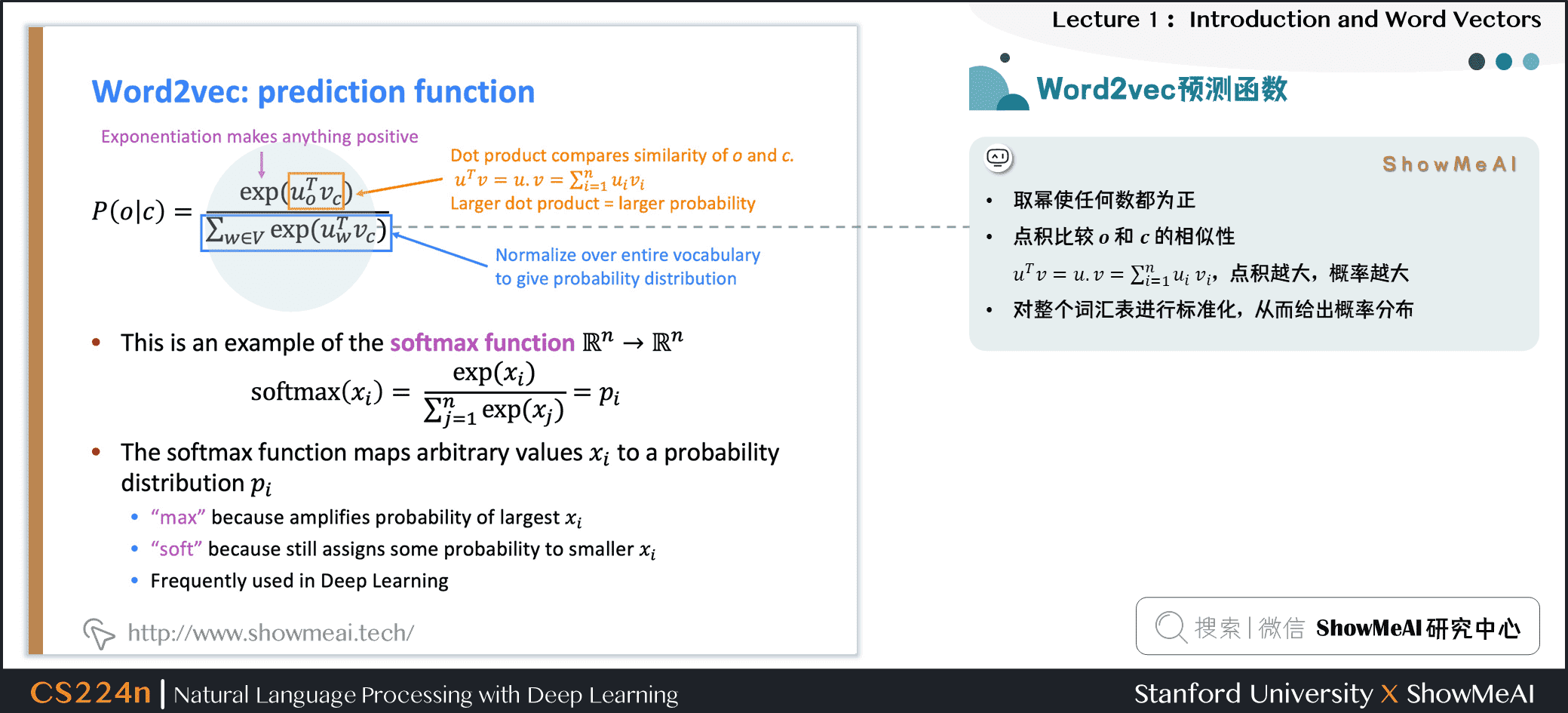 Word2vec预测函数