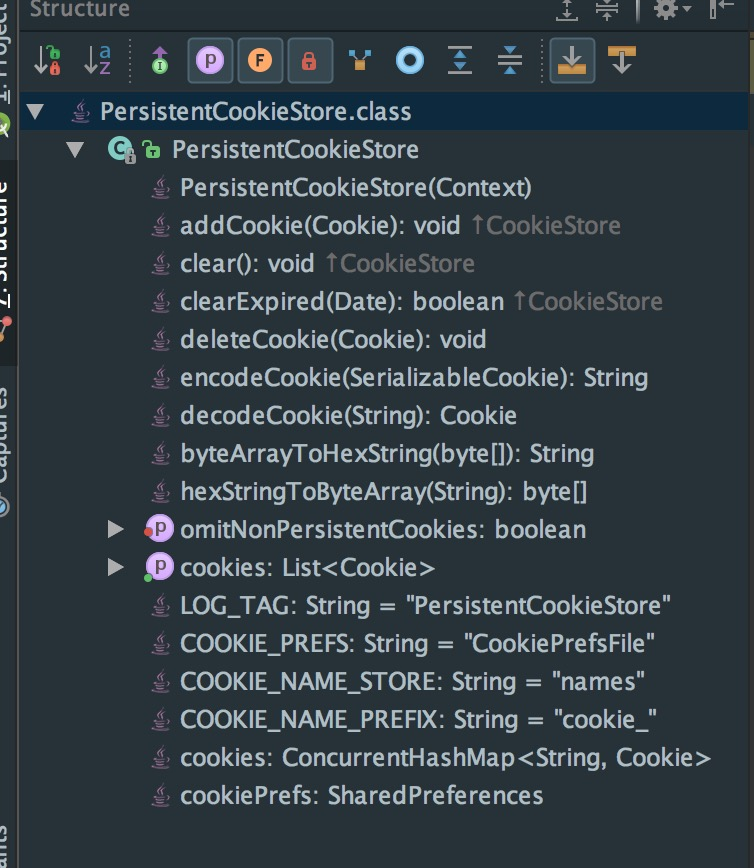 Cookie持久化方案——PersistentCookieStore源码解读。