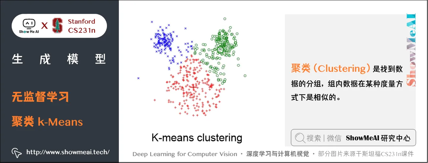 无监督学习; 聚类 k-Means