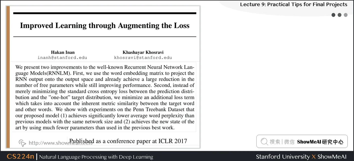 Improved Learning through Augmenting the Loss