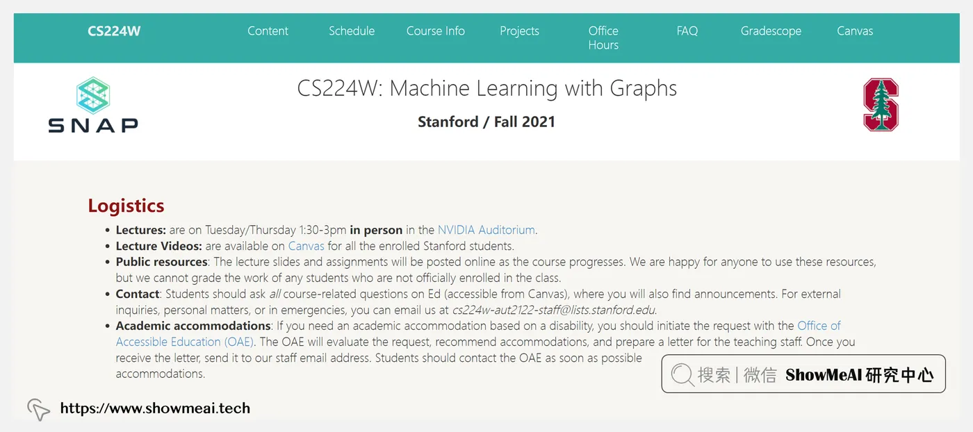 CS224W; Machine Learning with Graphs; 图机器学习