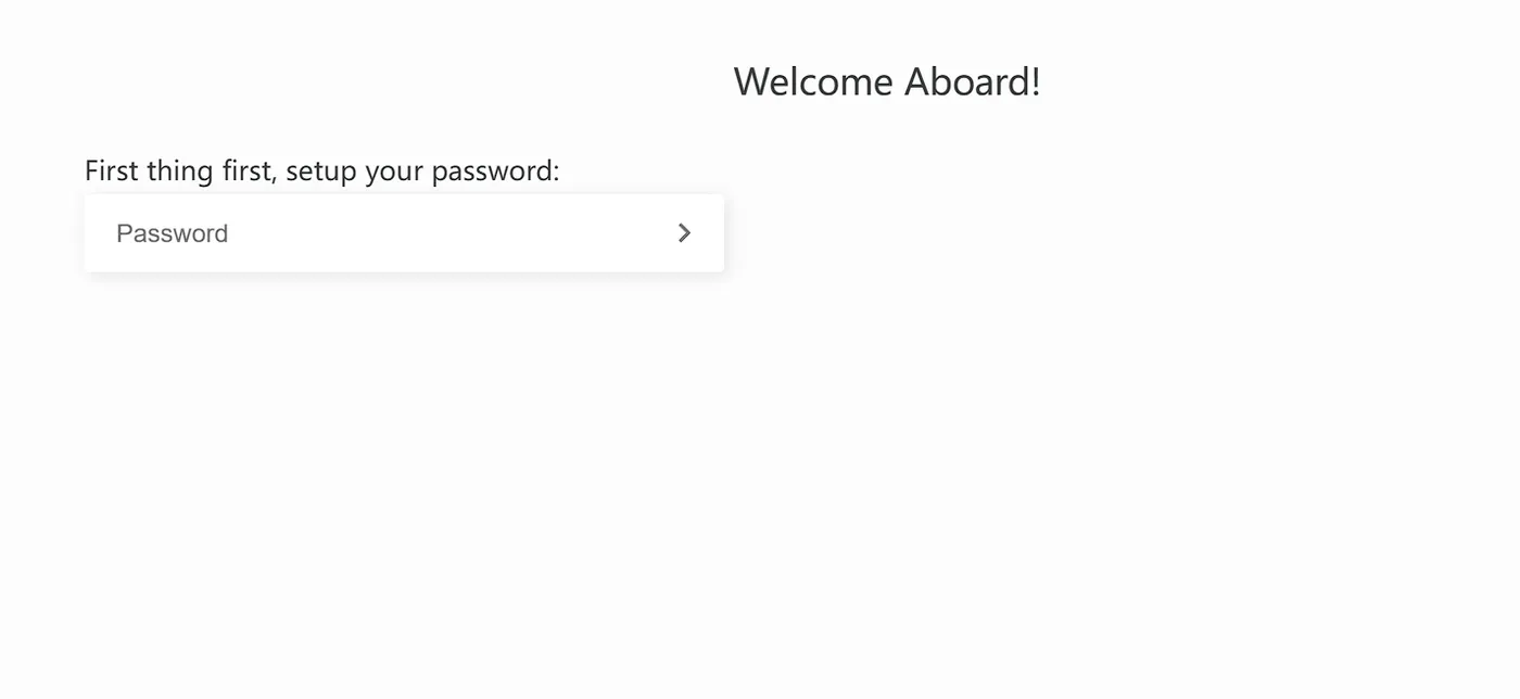设置一个管理员密码