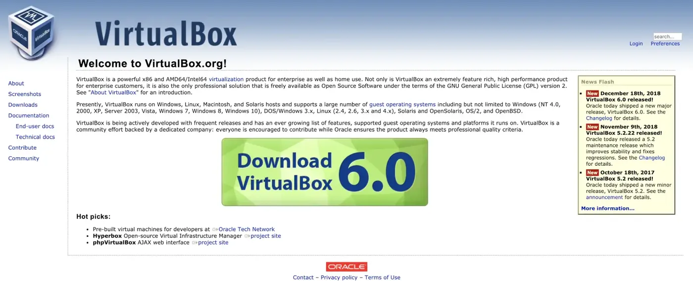 https://www.virtualbox.org/