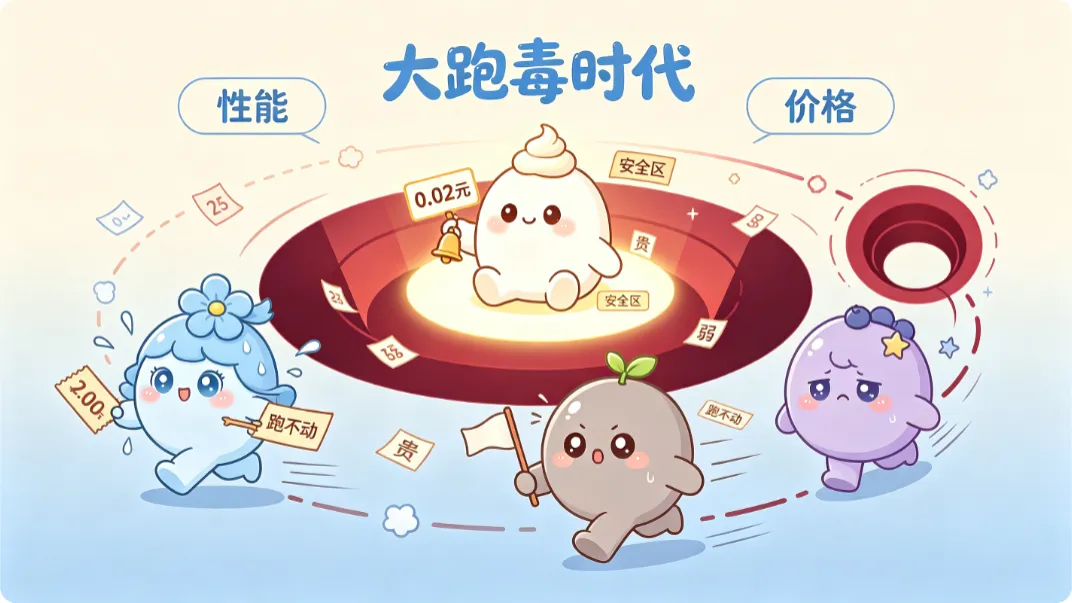 毒圈越缩越小，只有性能+价格双优的能留在安全区