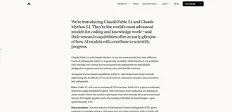 Claude Fable 5.1 发布解读：科研智能体跑分翻倍，Agent 成本降45%
